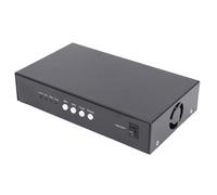 BAFOVY DMA, 2 Entrées DisplayPort, 1 Sortie DisplayPort, Boîtier de Superposition Vidéo de Combinaison D'affichage 144 Hz, avec Plug and Play pour Les Salles de Négociation de Valeurs