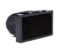 BAFOVY Éclairage Flash Spot avec Boîte à Lumière en Grille avec Bouclier Lumineux pour, Conception Compacte pour des Effets Spectaculaires et Une Source de Lumière Uniforme, pour Les Portraits et