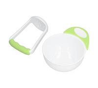 BAFOVY Ensemble de Bols Presse-Purée pour Aliments pour Bébés, Bol Antidérapant avec Longue Poignée et Tige de Broyage pour une Purée de Fruits et Légumes Facile pour les Nourrissons