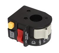 BAFOVY Ensemble de Commutateur de Guidon, Klaxon de Clignotant Gauche Droit, Feux de Croisement, Démarrage du Moteur, Phare Antibrouillard, Commande de Marche Arrière, avec Boîtier en