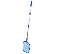 BAFOVY Ensemble de Filet de Nettoyage de Piscine avec Tige Télescopique en Alliage d'aluminium, Fine de 100 Cm, 43 X 29 Cm, pour Fontaine de Piscine, Nettoyage des Feuilles et des Insectes