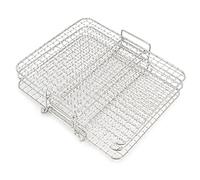BAFOVY Ensemble de Grilles de Refroidissement à 3 Niveaux en Acier Inoxydable, Support de Rôtissage Empilable pour la Cuisson de la Viande Séchée, l'égouttage et le Refroidissement des Aliments