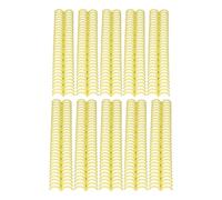 BAFOVY Épines de Reliure en Peigne, PP Durable, Peignes de Reliure en Plastique à 30 Anneaux, Faciles à Utiliser pour Relier 150 Pages de Papier A4 B5 A5 pour les étudiants et les Enseignants (YELLOW)