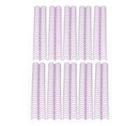 BAFOVY Épines de Reliure en Peigne, PP Durable, Peignes de Reliure en Plastique à 30 Anneaux, Faciles à Utiliser pour Relier 150 Pages de Papier A4 B5 A5 pour les étudiants et les Enseignants (PURPLE)