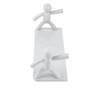 BAFOVY Étagère Murale, Support de Rangement Mural en Plastique avec Installation sans Trou, Support de Charge Stable de Grande capacité pour Cuisine, Salle de Bain, Toilettes, Articles de Toilette