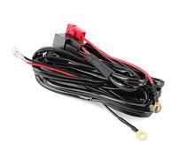 BAFOVY Faisceau de Câblage de Commutateur Harnais de Lumière LED ABS 12 V 40 A Kit de Relais étanche avec Interrupteur Indicateur Borne Autobloquante pour Feux de Travail Feux Antibrouillard Véhicules