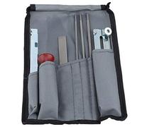 BAFOVY Fichiers de Tronçonneuse avec Une Kit d'outils d'aiguisation de la Scie à Jauge de Profondeur, Portable en Bois de Travail de Travail Efficace Rapide, 3 Fichiers Ronds 1 Plat 1 Outil de