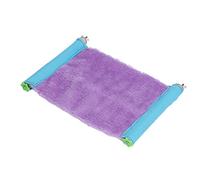 BAFOVY Hamac Suspendu en Peluche pour Oiseaux, Nid Pliable et Portable pour Petits Animaux, pour Perruche, Hamster, Chinchilla, Planeur au Miel, Repos Chaud, Cachette, Utilisation en Cage, 27 X 18