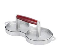 BAFOVY Hamburger Press, Moulure Intégrale Bâton avec Poignée en Bois, Matériaux de qualité Alimentaire pour la Cuisine