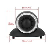 BAFOVY Haut-Parleur HiFi à Très Haut Pas de 25 Cœurs, Haut-Parleur ABS 35 W avec Diaphragme de 25 Mm pour Cinéma Maison et Systèmes de Musique, Idéal pour la Compensation Haute Fréquence et