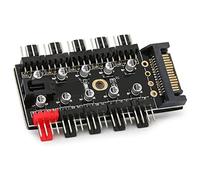 BAFOVY Hub de Ventilateur de Châssis PC, Conception en Métal, fonctionnalité de Refroidissement du Processeur, Gestion Simplifiée des Câbles pour Une Installation Conviviale (#2)