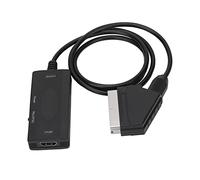 BAFOVY Interface Multimédia HD vers Convertisseur Péritel, ABS, Prend en Charge la Sortie 720P 1080P, pour Moniteurs HDTV, Projecteurs,