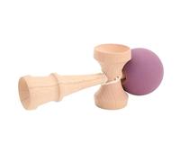 BAFOVY Jouet Kendama en Bois de Hêtre, Jeu d'extérieur Portable, Améliore la Coordination œil-Main, Amusant pour Les âges Lors des Fêtes et des Rassemblements (Purple)