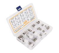 BAFOVY Kit d'assortiment d'inserts de Réparation de Filetage 51 Pièces, Jeu 'inserts Filetés en Acier Inoxydable à M8, Insert de Réparation de Vis Réutilisable, Support de Charge élastique avec