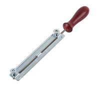 BAFOVY Kit de Fichier de Tronçonneuse à Perfection Affûtage Rapide et Précis avec Poignée en Bois, Construction en Acier Premium, adapté à la Plupart des Pales de Tronçonneuse Affûtage (4.8MM)