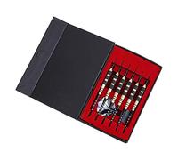 BAFOVY Kit de Fléchettes, Corps Détachable avec 12 Arbres de Queue pour Vol Stable, Jeu de Fléchettes Poids Lourd Cadeaux d'anniversaire et Noël