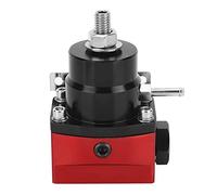 BAFOVY Kit de Régulateur de Pression de Carburant Réglable Universel avec 100 Palines de 100 Palines 2 Entrées et 1 Retour pour Moteurs Turbocompressés Haute Performance 304 Acier INOXERD (Noir
