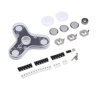 BAFOVY Kit de Soudage Pratique avec Gyroscope Rotatif LED 3 Feuilles, Projet Electronique DIY avec Composants PCB, Kit d'apprentissage pour Débutants