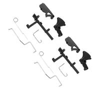 BAFOVY Kit de Tige de Starter de Gâchette d'accélérateur, Ensemble de 2 Ressorts de Déclenchement d'arbre de Commutateur en Fer ABS pour MS170 MS180 017 018 Remplacement de Réparation de
