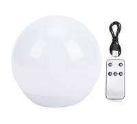 BAFOVY Lampe Boule LED, Design Moderne, sans Fil, Rechargeable, Batterie 500 MAh, Lampe Globe Portable en PP/PVC, avec un éclairage économe en énergie et Respectueux des Yeux, pou