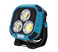 BAFOVY Lampe de Travail COB 4000LM, Aimant Rechargeable, 4 Températures | Crochet Magnétique 180° de la Température 6000mAh IP65 de Couleur de 4000LM 4 Tournant