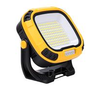 BAFOVY Lampe de Travail Magnétique 4000LM LED Rechargeable avec Crochet | IP65 étanche, Batterie 6000 MAh avec Batterie Externe, Tête Réglable à 180 °, Support de Trépied 1/4", ABS + TPR Résistant