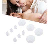 BAFOVY Lot de 6 Valves à Bec de Canard et 4 Diaphragmes en Silicone de Rechange pour Tire-lait M5 avec Silicone de qualité Alimentaire Lavable Compatible pour éviter le Reflux