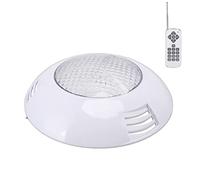 BAFOVY Lumières de Piscine LED AC12V RVB Lumières LED de Piscine en ABS et PC avec Télécommande IP68 étanche Durée de Vie de 50 000 Heures pour Piscines, Aquariums, Hôtels (18W)