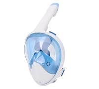 BAFOVY Lunettes de Plongée Intégrales en Silicone Liquide avec Vue Panoramique à 180 Degrés, Design Anti-buée et Anti-Fuite, Sangle Réglable pour Adultes et Adolescents (S M)