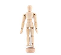 BAFOVY Mannequin d'art de Dessin Mannequin articulé en Bois Modèle de Croquis de 8 Pouces avec Articulations Rotatives pour Dessin de Figure Référence de Pose d'ombrage pour Artistes étudiants