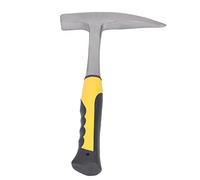 BAFOVY Marteau en Brique, Tête D'impact en Acier Carbone avec Manche en Caoutchouc pour la Mesure de la dureté de la Roche (L)