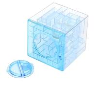BAFOVY Mini Box Box Maze Sauvegarde Touet éducatif pour Les Enfants Innovative Money Bank Fun Puzzle Game with Lock Challenge for Christmas Halloween Anniversaires (Blue)