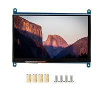 BAFOVY Mini écran pour, écran HD 7 Pouces, écran Tactile 1024x600, Entrée, Prise en Charge 7/8/10, Toucher Capacitif, Contrôle du Rétroéclairage, Compatible avec Raspbian//, Drive