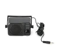 BAFOVY Mini Haut-Parleur Externe Portable avec Prise 3,5 Mm avec Filtre Anti-Bruit pour Radio CB, Autoradio - Contrôle du Volume, Portable, Idéal pour la Communication Mobile