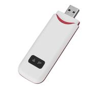 BAFOVY Modem USB Hotspot WiFi 4G LTE, Routeur WiFi Portable 150 Mbps avec Emplacement pour Carte SIM Créez Un Réseau sans Fil pour jusqu'à 10 Appareils Plug & Play Via USB Power Voyage