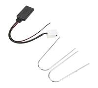 BAFOVY Module Bluetooth AUX in Module Récepteur ABS Bluetooth AUX Adaptateur 12 Broches Prise de Streaming Audio 4.0 Adaptée AUX Utilisateurs d'autoradio 307 307SW 407 407SW RD4