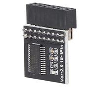 BAFOVY Module de sécurité TPM2.0 Carte LPC 18 Broches, Module de Plate-Forme de Confiance 2.0 pour PC avec Cryptage Fort, Compatible avec Les Cartes Mères DDR4 Série 100 et la Mise à Niveau 11