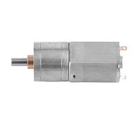 BAFOVY Moteur à Engrenages de Réduction à Grande Vitesse 12 V CC Moteur électrique de Bricolage avec Engrenages Métalliques 15-200 Tr/min pour la Fabrication de Modèles de Jouets et d'appareils