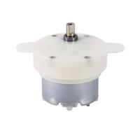 BAFOVY Moteur d'engrenage DC 12V, Moteur 12V CC DC Motor électrique à Vitesse Lente/Boîte de Vitesses 3rpm 4 Mm Diamètre de Diamètre Micro pour Support d'affichage, Petit et Réversible, fabriqué