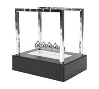 BAFOVY Newton Cradle Bureau Jouet, Pendule à Billes Momentum | Boule Décorative de Bureau, Billes en Acier de 4,7 Pouces, Outil D'apprentissage de la Physique, Cadeau Anti-stress pour le
