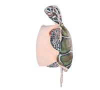 BAFOVY Oreiller en Forme de Coquille de Tortue de Mer, Costume D'animal en Peluche Portable avec Housse Amovible et Lavable, Poils Courts Doux pour la Décoration de la Maison, des Fêtes,