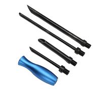 BAFOVY Outil d'insertion de Fil Outil d'insertion de Fil de Plomb en Acier OEM 7618 Tubes 'extrémité de Rayon Ensemble de 5 Pièces pour le Routage de Faisceau de Câbles Automobile Réparation de