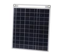 BAFOVY Panneau Solaire, Panneau Solaire Portable en Silicium Polycristallin 15 W 16 V avec Double Sortie USB Type C DC, Chargeur laminé EVA étanche pour Camping en Plein Air, Voyage, Téléphones,