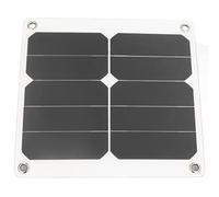 BAFOVY Panneaux Solaires 15W Chargeur Solaire en Silicium Monocristallin 5V 2A USB 24,5 pour Cent de Conversion Panneau Solaire Extérieur Portable pour Camping Randonnée Vélo Téléphone Caméra