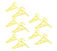 BAFOVY Piège à Cadre d'abeille, Porte-supports en Plastique 10pcs pour les Fournitures d'apiculture, Léger et Portable, Support de Poignée Solide, Grande Organisation Spatiale, Utilisation (YELLOW)