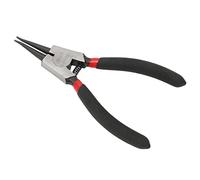 BAFOVY Pince à Circlips Droite Externe Pince à Circlips en Acier au Carbone avec Poignée en Caoutchouc Action à Ressort pour Installer et Retirer les Bagues Extérieures Intérieures en Magasin