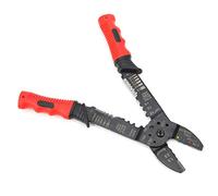 BAFOVY Pince à Sertir de Borne, Outil de Sertissage Multifonction en Acier à Haute Teneur en Carbone FS051 avec Dénudage et Coupe de Fil, 0,75 à 6 mm², pour les électriciens Bricolage Travaux de