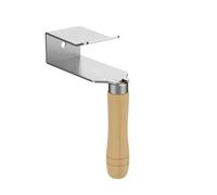 BAFOVY Plafonnier Auxiliaire, Pince de Fixation pour Travail du Bois en Acier Inoxydable 2mm avec Poignée en Bois, pour Installation de Plafond en Plaque de Plâtre de 7-12mm