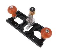 BAFOVY Plan de Routeur, Outil Réglable en Alliage d'aluminium pour Lisser les Mortaises et les Fentes, Lame à 360 Degrés pour le Travail du Bois et la Menuiserie