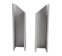 BAFOVY Plaque de Levage Fixe pour Moteur Hors-bord, Déport de 4 Po, | Alliage D’aluminium de 10 Mm D’épaisseur, Réglage de Hauteur de 5,5 Po, Réduit la Traînée, Améliore l’efficacité